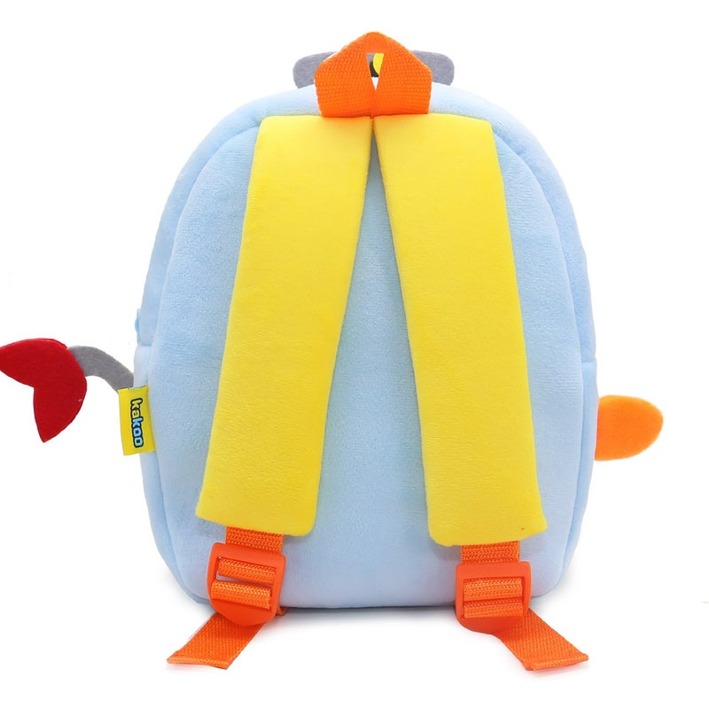 Plush Kids Backpack, Space Rover Space Design, Soft Lightweight School Bag for Toddlers and Preschool Kids - Image 5