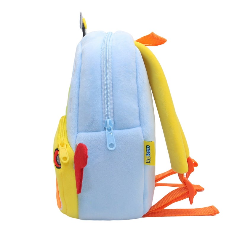 Plush Kids Backpack, Space Rover Space Design, Soft Lightweight School Bag for Toddlers and Preschool Kids - Image 4