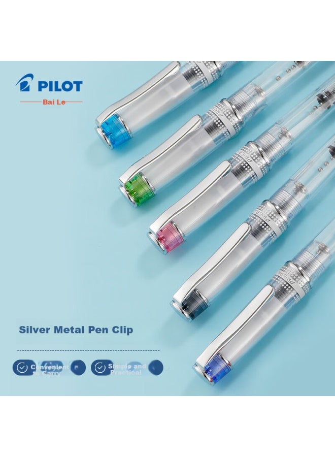 Pilot Prera Perle Steel Fountain Pen Color Calligraphy Pen Business Signature Pen Calligraphy Birthday Gift Fpr-3Sr Pink F Nib - Image 3