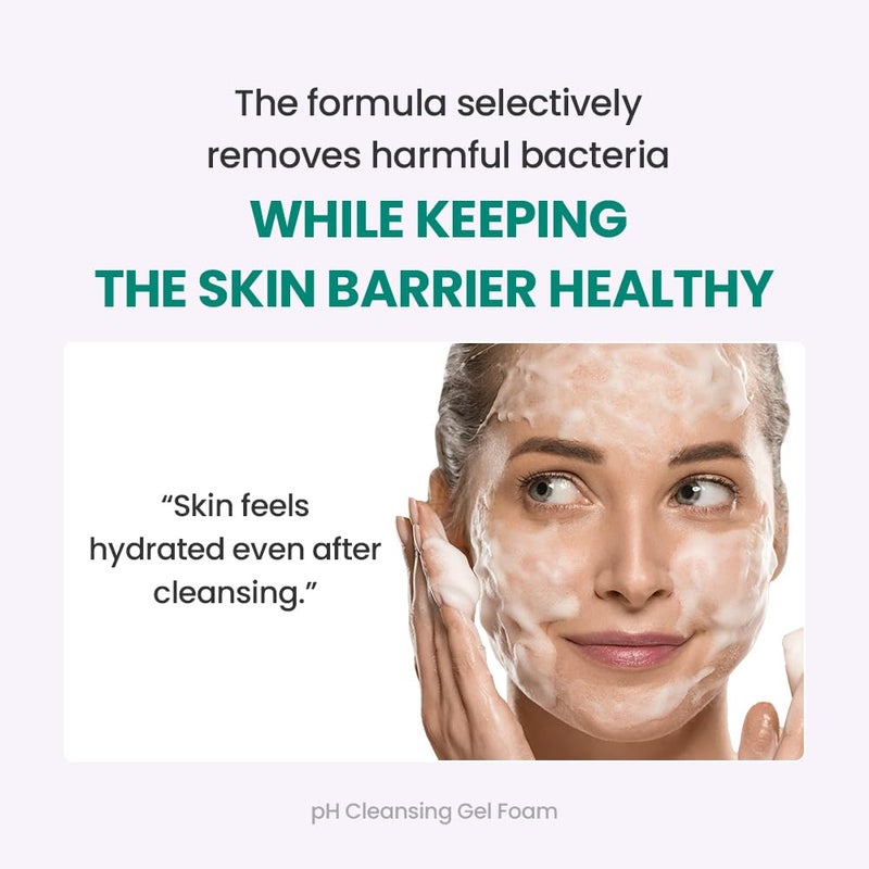 Dr. G Dr.G pH Cleansing Gel Foam - Everyday Gentle Face Cleanser for All Skin Types - pH-Balanced - Hydrating - Deep Pore Cleansing - Safe for Daily Use on Sensitive Skin - Korean Skincare - 10.14 fl oz - Image 2