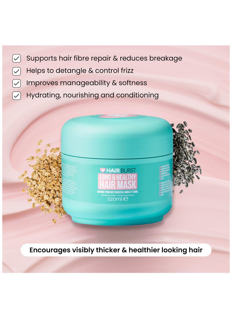 HAIR BURST - Thickening Hair Mask with Black Oat Extract & Avocado Oil - Hydrating Hair Growth Mask that Promotes Healthier, Stronger Hair (220ml) - Image 1
