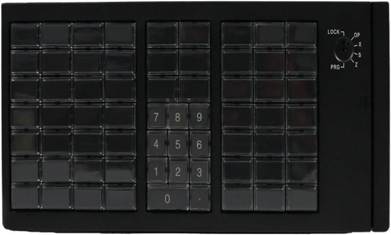 ROOUIO Cash Register, Supermarket Cash Register Keyboard 66 Cash Register Keyboard, Programmable Membrane Cash Register Device Without Programming Keyboard - Image 5