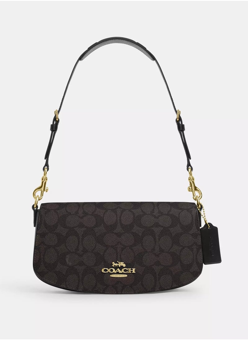 coachoutlet - Coach Andrea Shoulder Bag In Signature Canvas - Image 1