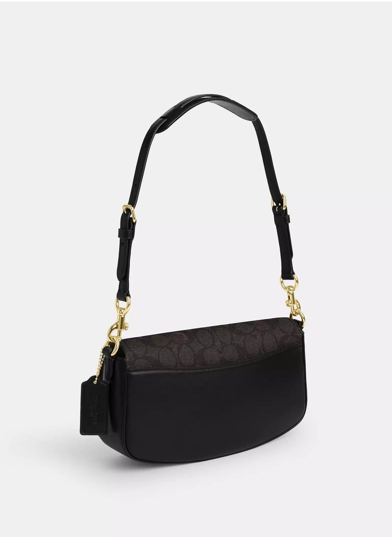 coachoutlet - Coach Andrea Shoulder Bag In Signature Canvas - Image 1