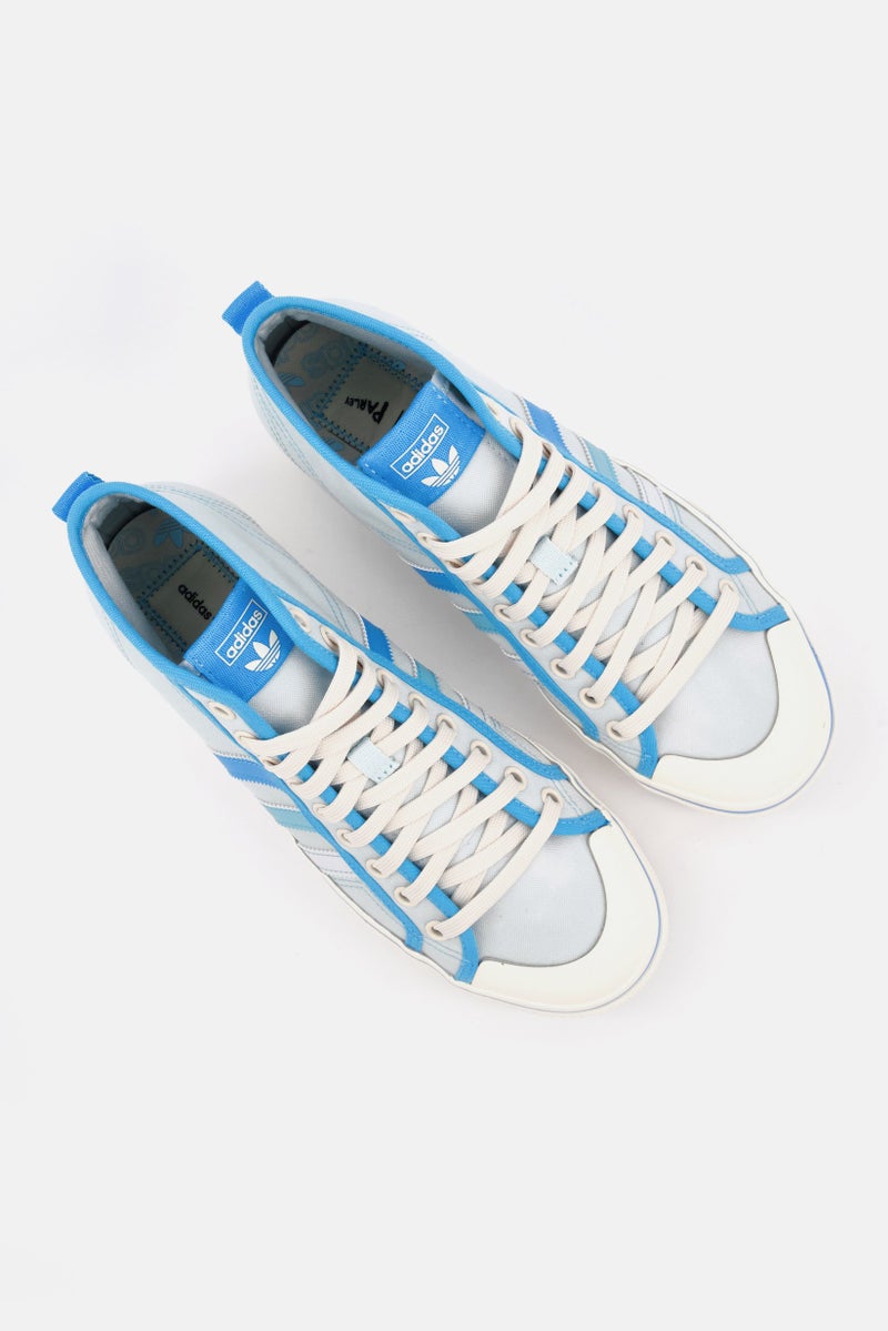 adidas Originals Women Nizza Platform Mid Sport Shoes, Turquoise/Off White - Image 3