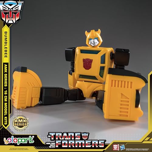 YOLOPARK Bumblebee Transformers Toy,AMK Series 6.3 Inch Highly Articulated Transformers G1 Action Figures with Weaponry for Adults Boys Girls,No Converting - Image 4