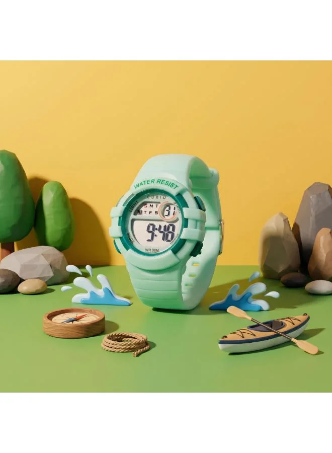 تحف Kids's Plastic Digital Watch CU-8206L-6 - 34 mm