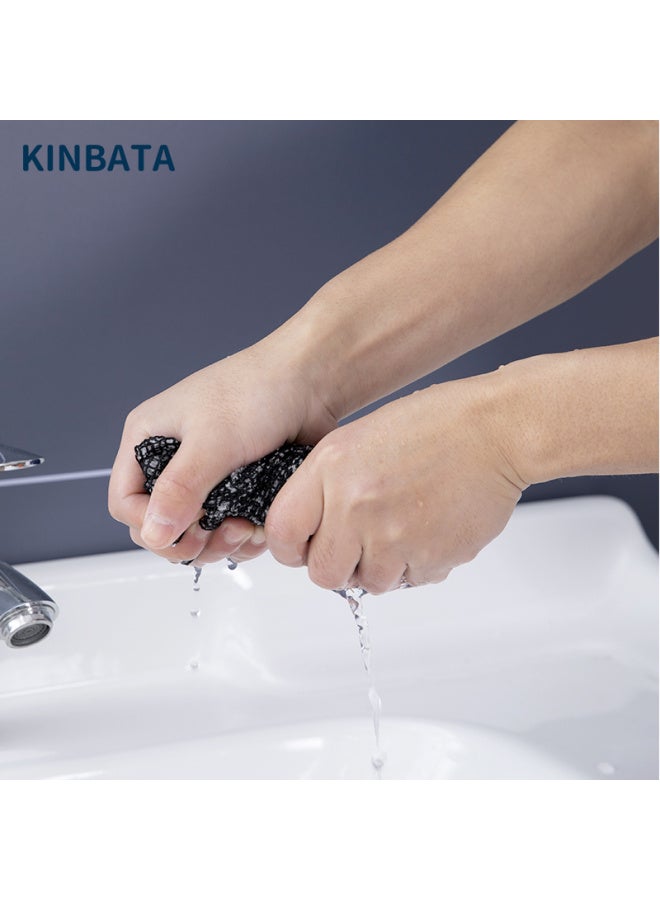 Kinbata Exfoliating Washcloth, Powerful Back Scrubber, Bath Flower, Long Strip Back Scrubber, Double-sided Bath Towel, For Home Use, Striped Style - Image 4