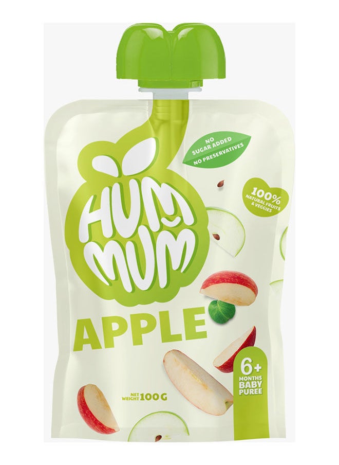 HUM MUM Apple Baby Puree - 100 grams  - Image 1
