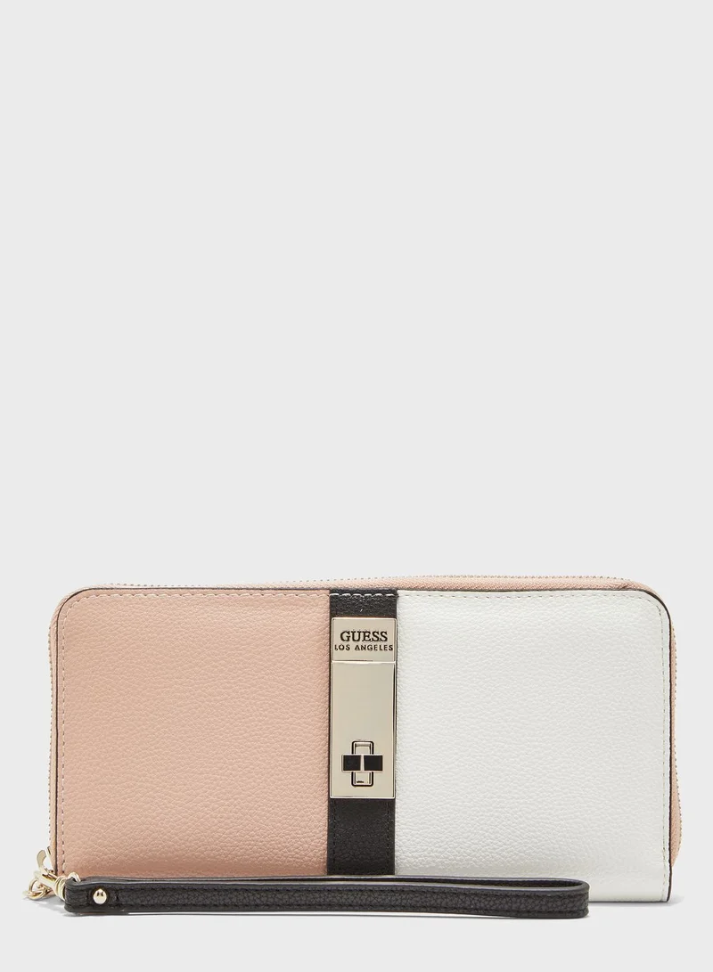 GUESS Asher Large Zip Around Purse