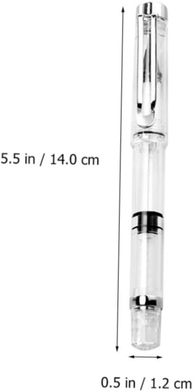 4Pcs Refillable Watercolor Brush Pen Transparent Body Ink Pen for Calligraphy Drawing Compact Portable for Students Artists Versatile Paint Brush Pens - Image 2