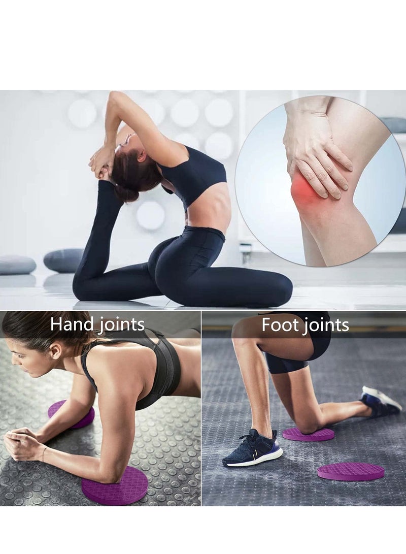 KASTWAVE Yoga Knee Pads, Women/Men Yoga Props and Accessories Cushions for Knees, Wrists and Elbows for Fitness, Travel, Meditation, Kneeling, Balance, Flooring, Pilates - Image 4