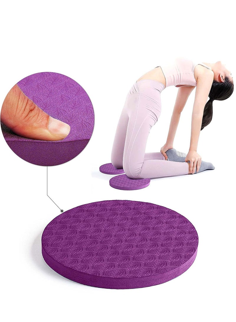 KASTWAVE Yoga Knee Pads, Women/Men Yoga Props and Accessories Cushions for Knees, Wrists and Elbows for Fitness, Travel, Meditation, Kneeling, Balance, Flooring, Pilates - Image 2