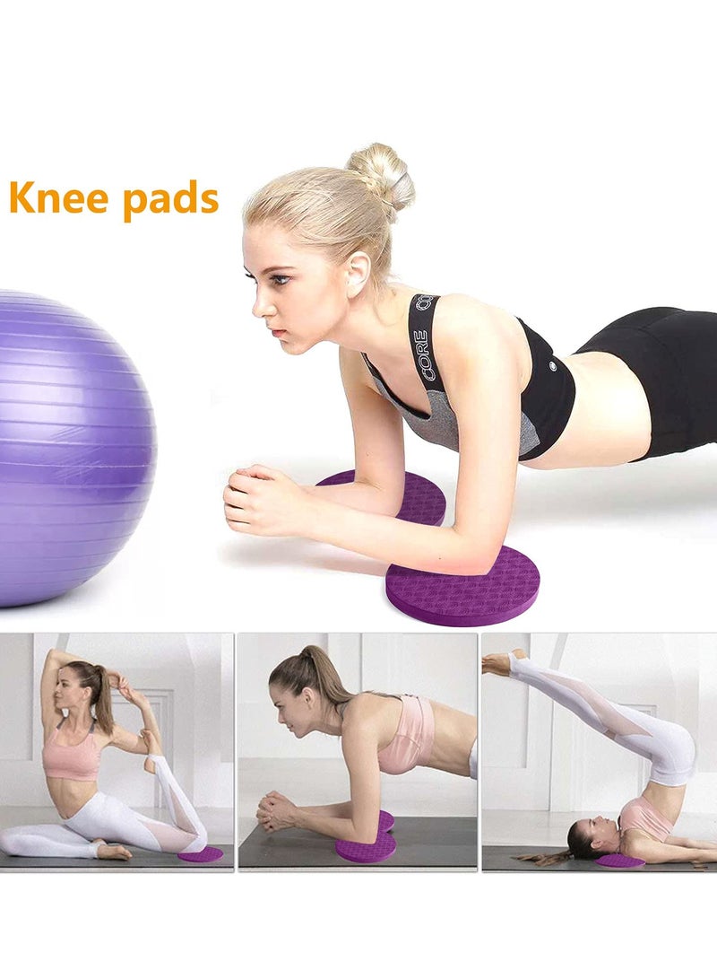 KASTWAVE Yoga Knee Pads, Women/Men Yoga Props and Accessories Cushions for Knees, Wrists and Elbows for Fitness, Travel, Meditation, Kneeling, Balance, Flooring, Pilates - Image 3