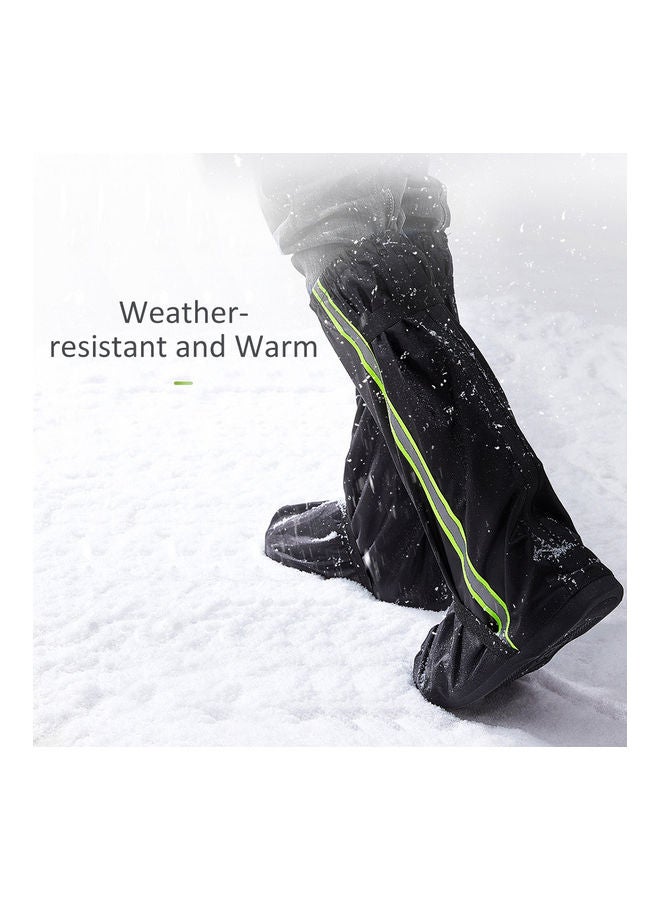 NIBEMINENT Rain Boot Shoe Covers With Reflective Strips - Image 3