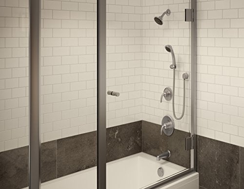 Symmons S5502STNTRM Elm 1 Handle Tub and Shower Faucet System Satin Nickel - Image 3