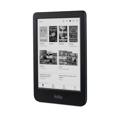 Kobo Clara BW | eReader | 6” Glare-Free Touchscreen with ComfortLight PRO | Dark Mode Option | Audiobooks | Waterproof | 16GB of Storage | Black - Image 2
