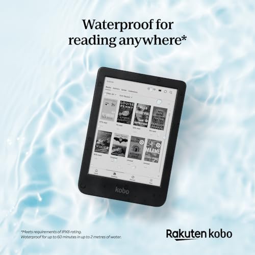 Kobo Clara BW | eReader | 6” Glare-Free Touchscreen with ComfortLight PRO | Dark Mode Option | Audiobooks | Waterproof | 16GB of Storage | Black - Image 5