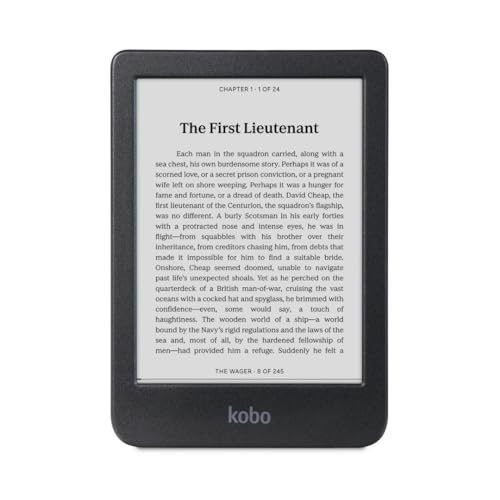 Kobo Clara BW | eReader | 6” Glare-Free Touchscreen with ComfortLight PRO | Dark Mode Option | Audiobooks | Waterproof | 16GB of Storage | Black - Image 1