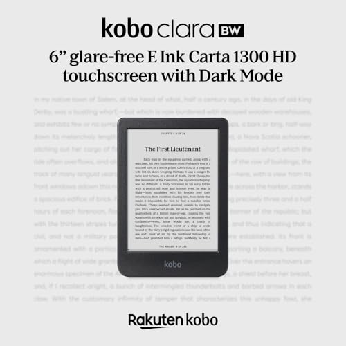 Kobo Clara BW | eReader | 6” Glare-Free Touchscreen with ComfortLight PRO | Dark Mode Option | Audiobooks | Waterproof | 16GB of Storage | Black - Image 4