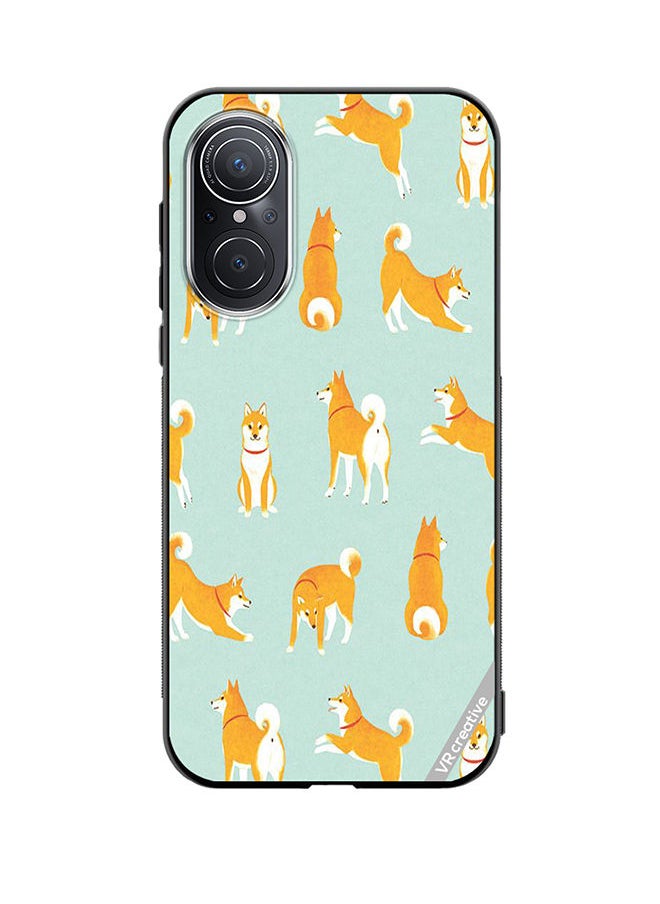 VR CREATIVE Protective Case Cover For Huawei Nova 9 SE Shib Inu Design Multicolour  - Image 1