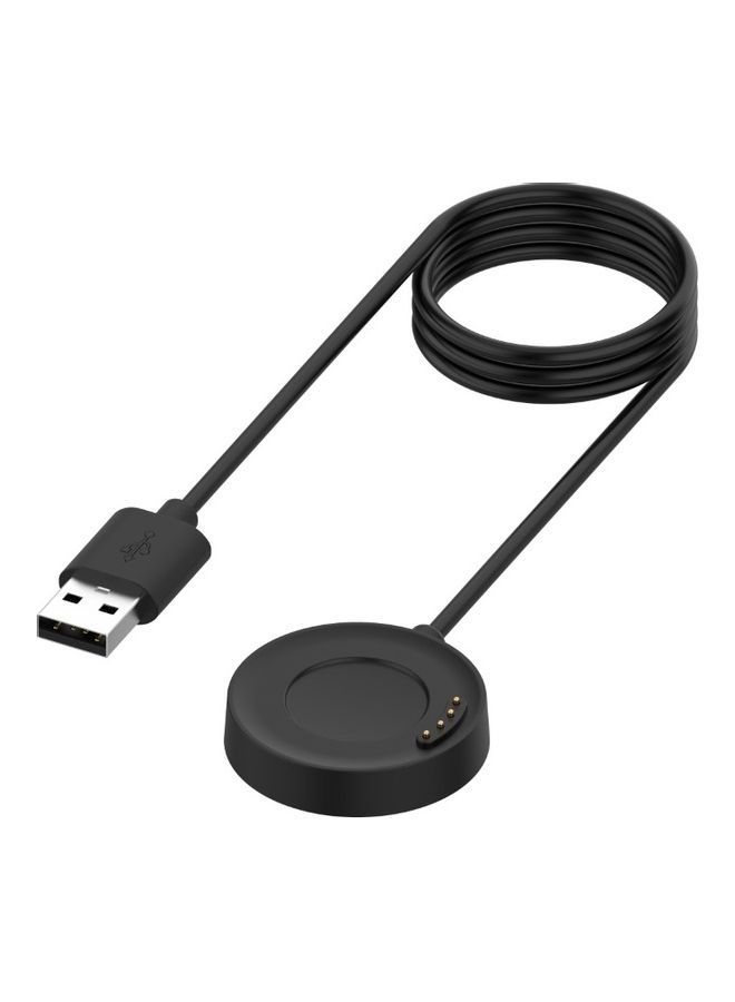 NIBEMINENT A1928 Portable Charging Dock Cradle Charger Cable for Amazfit 3 Smart Watch Clear  - Image 1