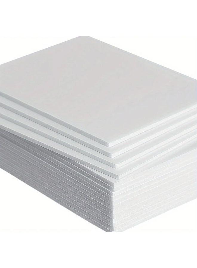 20 قطعة من ألواح رغوة اللب البيضاء مقاس 10 × 8 بوصة بسمك 5 مم لعرض الفنون الحرفية - Image 1