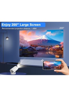 HY300 Auto Keystone Correction Portable 4K Projector | 200 ANSI Smart Projector with 2.4/5G WiFi, Bluetooth 5.0, 130-Inch Screen, 180° Flip | Perfect for Home & Office Use | High-Quality HD Display, Easy Setup & Versatile Viewing - pzsku/ZD0A69B33EAFDC7C8263FZ/45/_/1739985847/7a10cf77-14ea-4949-bf55-cb6b01bb58b7