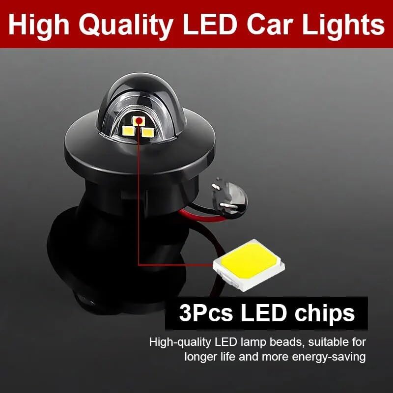QASULER LED License Plate Light for Ford Vehicles - Image 4