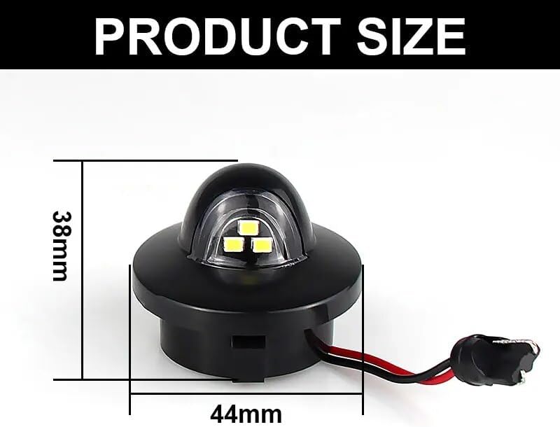 QASULER LED License Plate Light for Ford Vehicles - Image 2