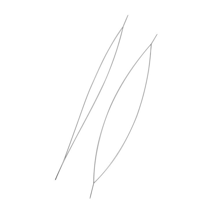 Fine Side Threading Hooks Intermediate opening needle (0.25*75mm) Intermediate opening needle (0.25*75mm)