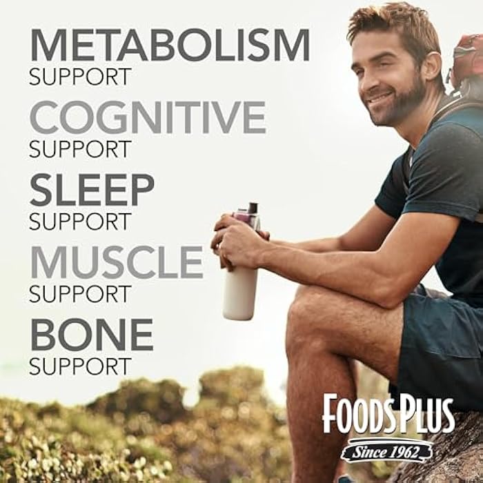 FoodsPlus Magnesium Calming Drink Mix, Magnesium Citrate Supplement, Calming Magnesium, Vital Electrolytes, Supports Sleep and Wellbeing, Lemon Flavor, 40 Servings - Image 5