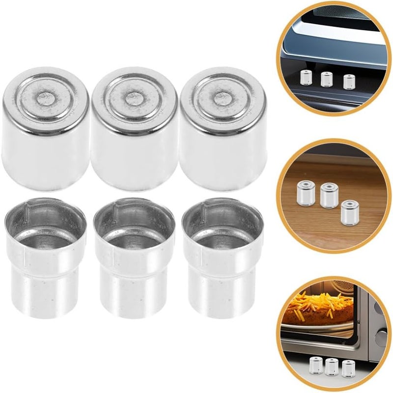 Vosarea 6pcs Microwave Oven Spare Parts Replacement Iron Universal Magnetron Caps - Image 4