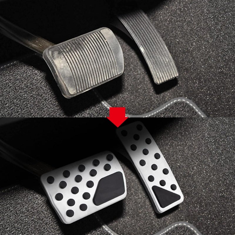 Wivplex Stainless Steel Car Pedal Covers for Grand Cherokee - Image 4