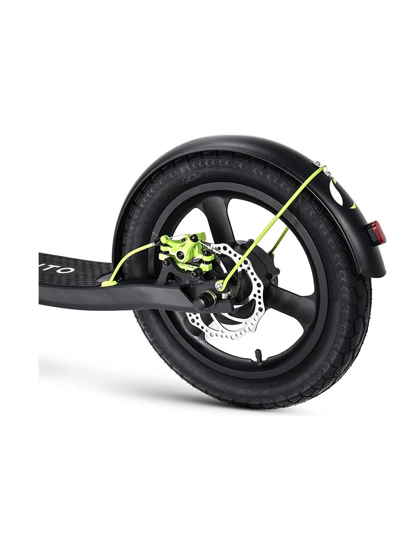 ARGENTO Active Bike, Light & Fast Foldable E-Scooter, Quick Charge In 4Hrs, Powerful 350W Brushless Motor, Range Up To 35 Km, Max Speed 25 Km, 20" Front Wheel, High Comfort Performance, Black - Image 4