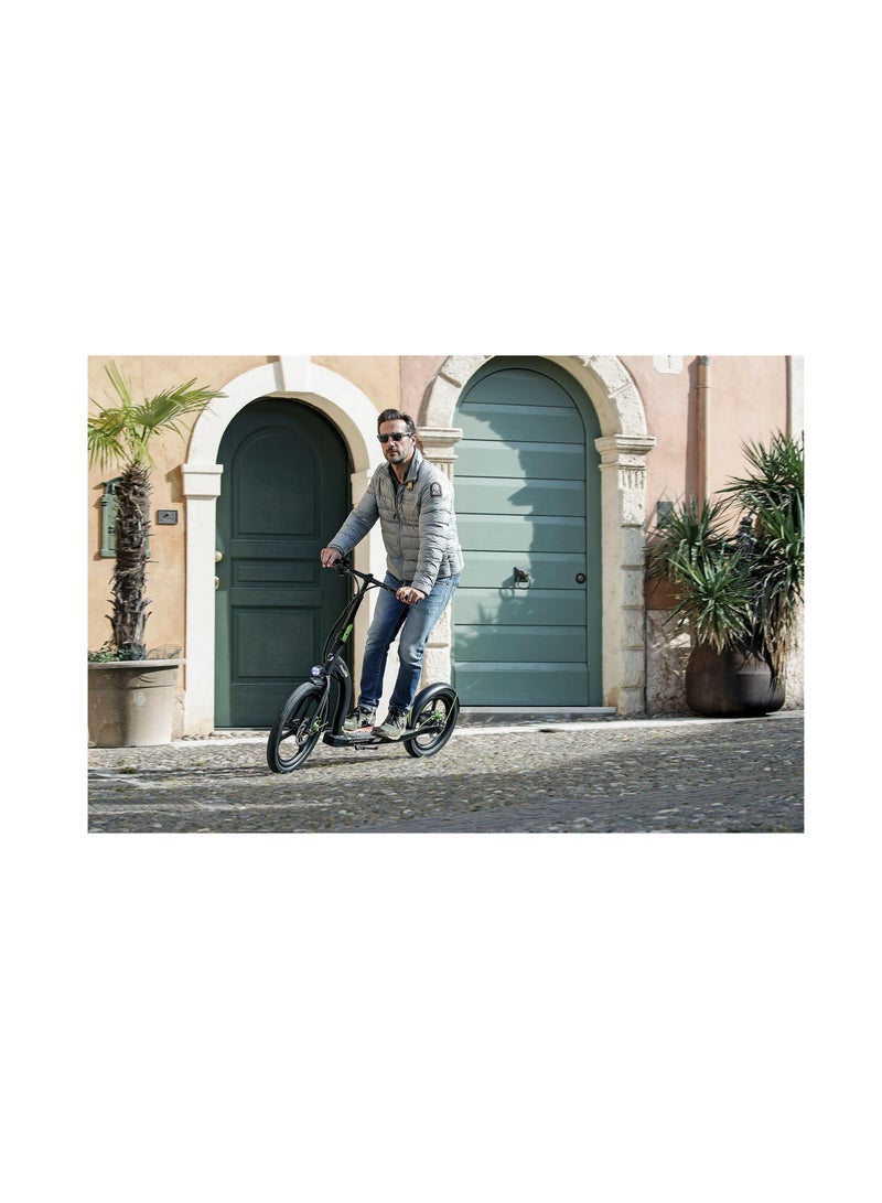 ARGENTO Active Bike, Light & Fast Foldable E-Scooter, Quick Charge In 4Hrs, Powerful 350W Brushless Motor, Range Up To 35 Km, Max Speed 25 Km, 20" Front Wheel, High Comfort Performance, Black - Image 2