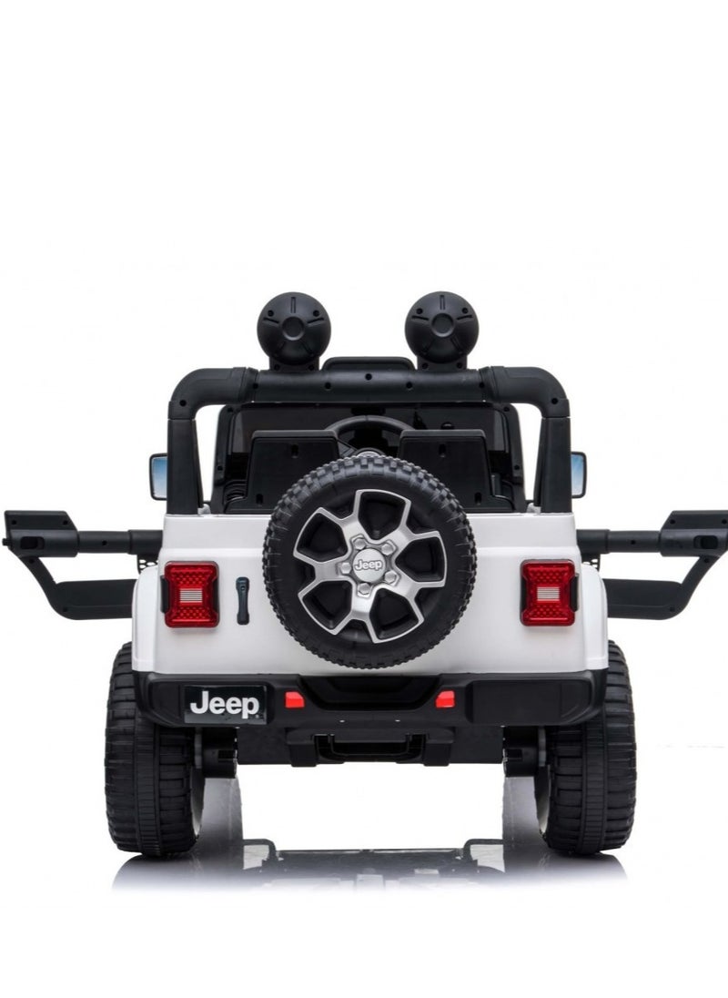 FACTUAL TOYS Jeep Kids Rideon Rubicon -White  - Image 3