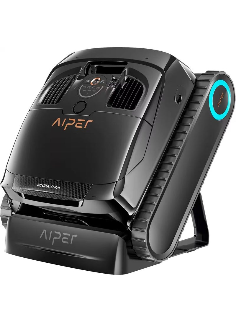 Aiper Scuba X1 Pro, Adaptive Robotic Pool Cleaner, Max Coverage Ultra Fine Filtration, Works with HydroComm Pure, 6,600 GPH, Gray - Image 1
