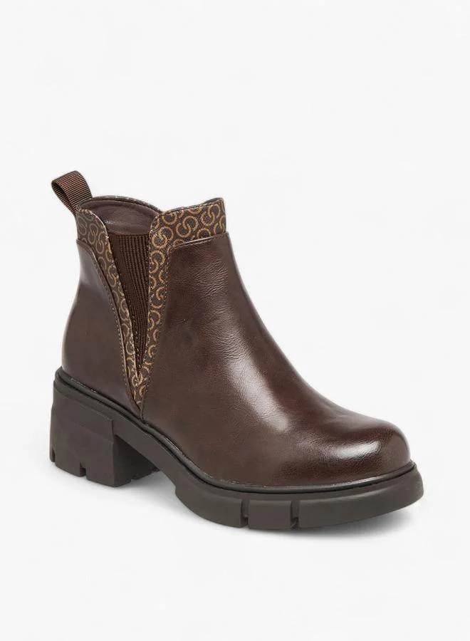 سيليست أحذية نسائية بكعب للكاحل بسحاب