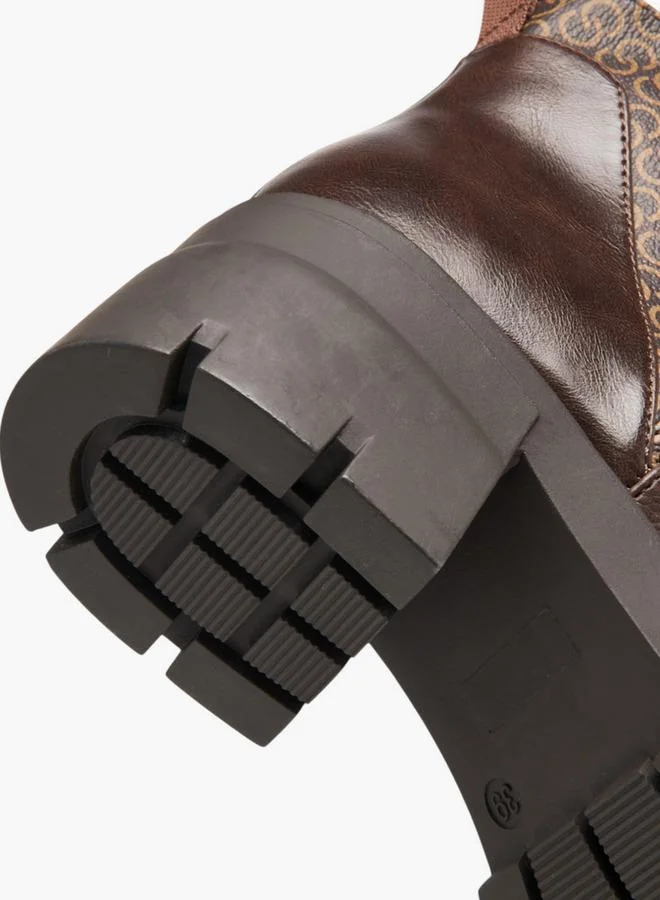 Celeste BROWN Women'S Solid Ankle Boots With Zip Closure for Women | Best Price UAE