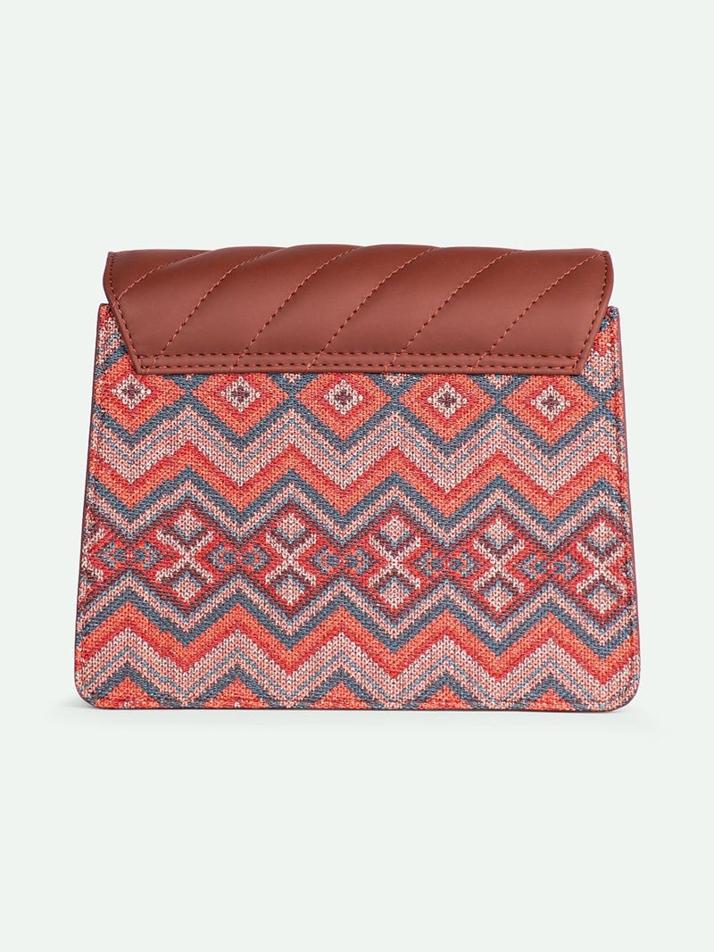 ZOUK حقيبة كتف بسحاب مغلق من الجلد النباتي للنساء والفتيات - Image 5