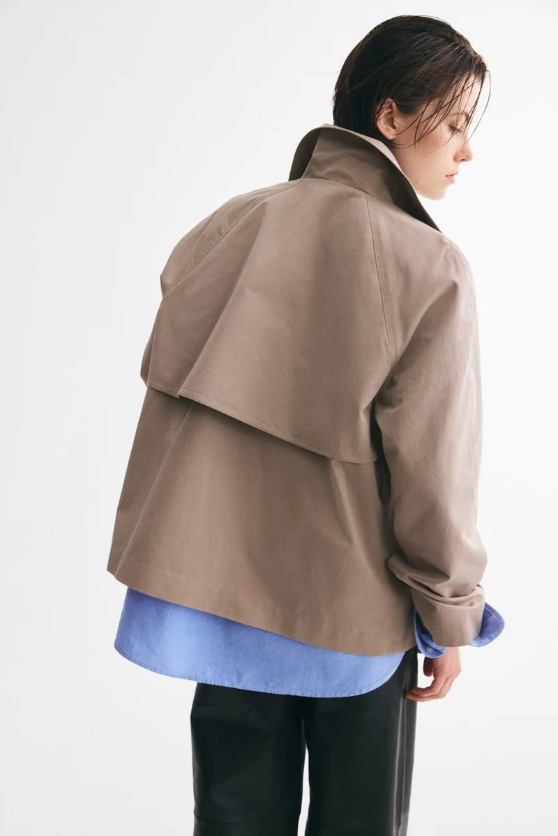 H&M  Short tie-belt trench coat for Women | Best Price UAE