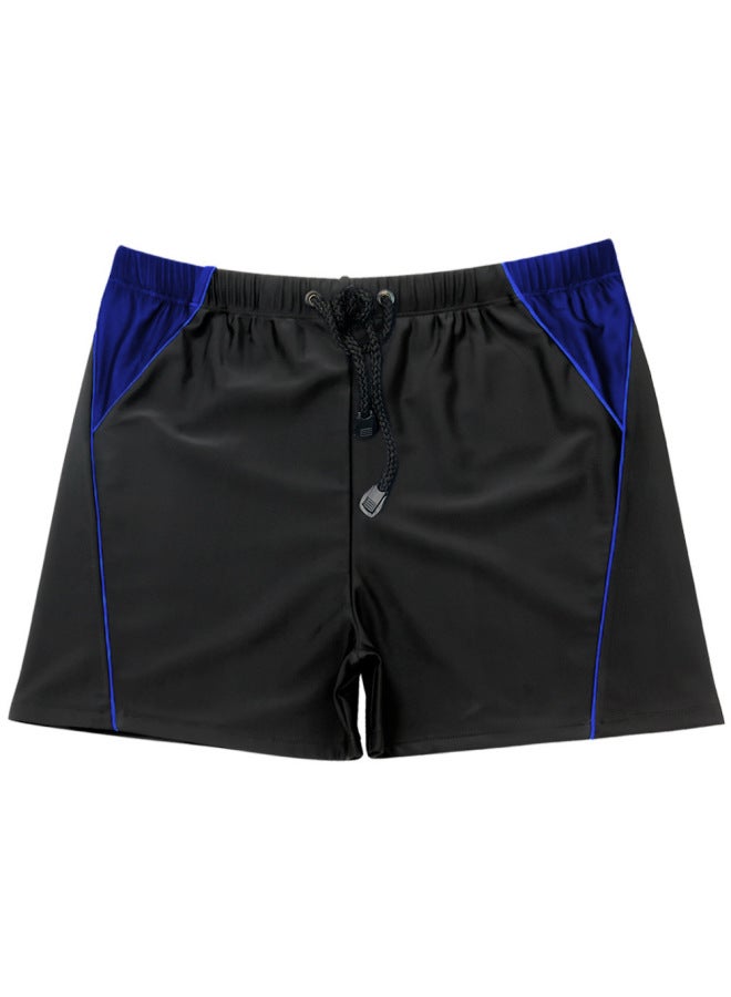 Loquat 2022 Plus Size Swimming Trunks Men's Wearable Plus Size Swimming Trunks Men's High Waist Loose Boxer-Color:8139 Royal Blue- - Image 1