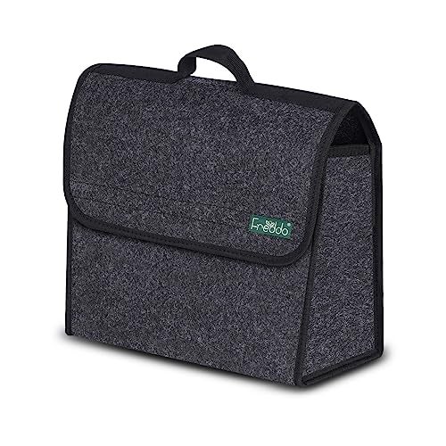 FREDDO Car Boot Organizer Storage Bag | Multipurpose Utility Bag for Tools, Accessories & Home Use | Medium | Black | Pack of 1 - Image 1
