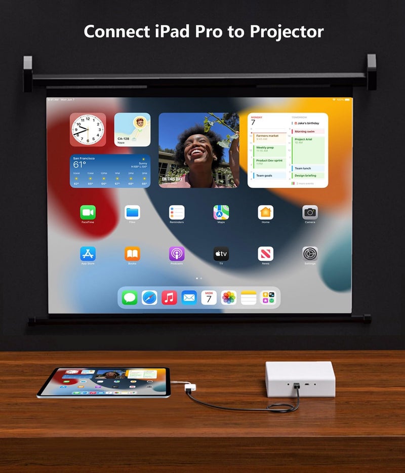 Smilebridge [MFi Certified] USB C to HDMI Adapter for iPhone 17 16 15 to TV, 4K@60Hz Type-C to HDMI Adapter with 100W Fast Charging Port for iPhone 17/17 Pro/17 Pro Max/Air/16 15 Pro Max to HDTV Projector Monitor - Image 4