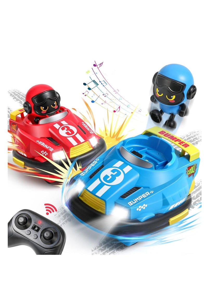 سيارة سباق بجهاز تحكم عن بعد بتردد 2.4ghz مع إطلاق مجسم وموسيقى للكريسماس من فروس، للأطفال بعمر 3/4/5 سنوات - Image 1