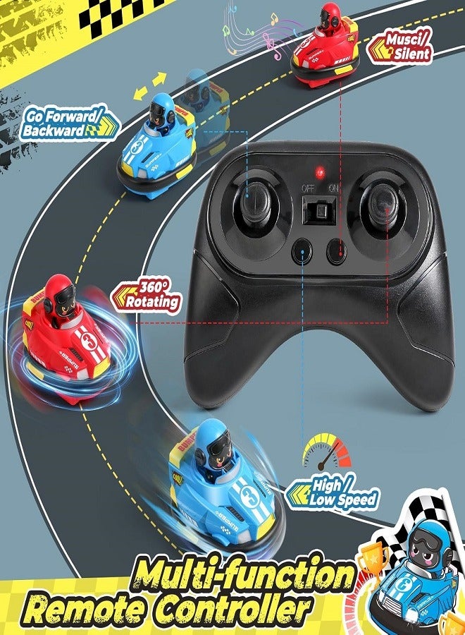 سيارة سباق بجهاز تحكم عن بعد بتردد 2.4ghz مع إطلاق مجسم وموسيقى للكريسماس من فروس، للأطفال بعمر 3/4/5 سنوات - Image 5