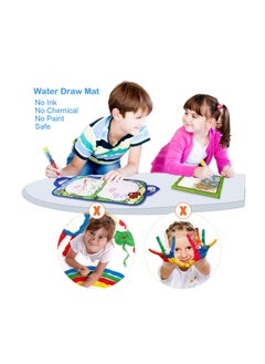 Y&D Toddlers Doodle Pad, Water Mat, Coloring Travel Ativities Book, Drawing Toy for Painting with Pen Kids, Gifts Girls Boys Age 3 4 5+ Years Old  - Image 5