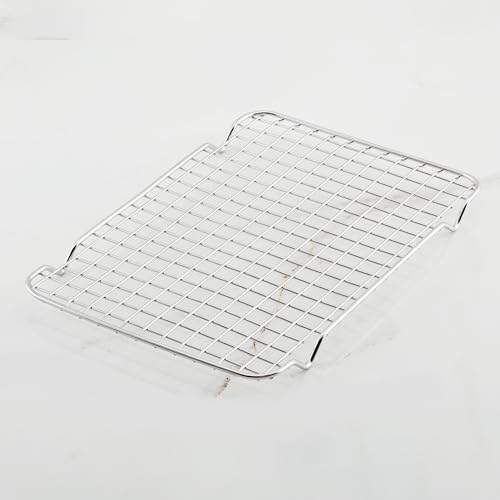 Hestan Provisions OvenBond – 9" x 12.5" Stainless Steel Quarter Sheet Pan Cooling Rack - Image 2