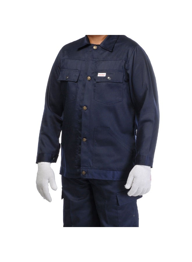 Vaultex Vaultex CNV 190GSM Twill Pant & Shirt, Navy Blue, 3XL  - Image 2